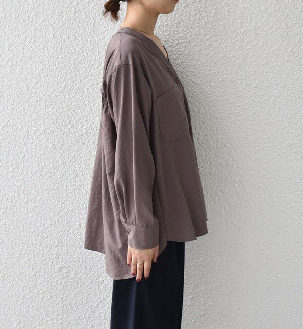 SHIPS Colors 「SHIPS Colors:〈手洗い可能〉ワッシャー ポケット シャツ◇」|シャツ・ブラウス|