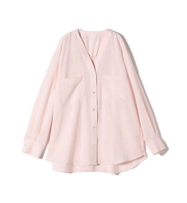 SHIPS Colors 「SHIPS Colors:〈手洗い可能〉ワッシャー ポケット シャツ◇」|シャツ・ブラウス|