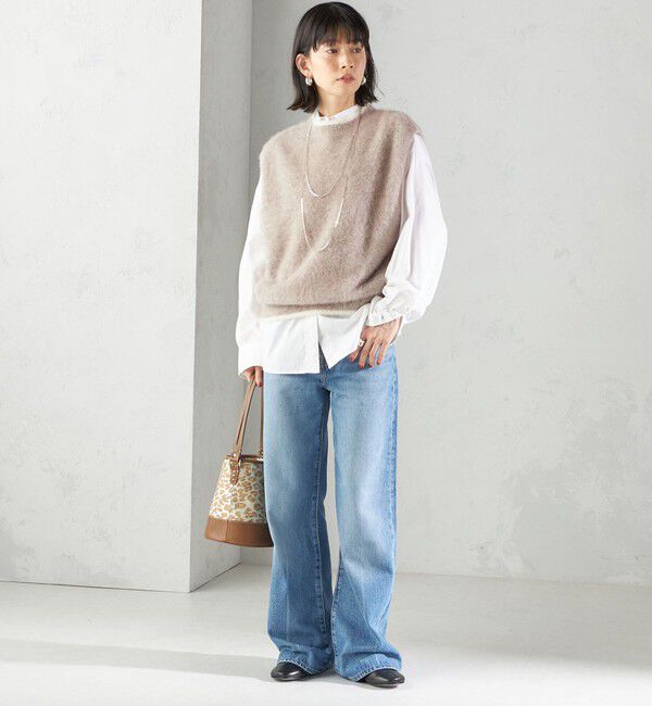 SHIPS for women「杢フォックス カシミヤ ニット ベスト」|ベスト・ジレ|