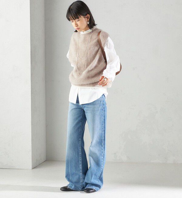 SHIPS for women「杢フォックス カシミヤ ニット ベスト」|ベスト・ジレ|