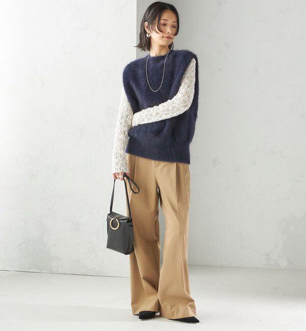 SHIPS for women「杢フォックス カシミヤ ニット ベスト」|ベスト・ジレ|