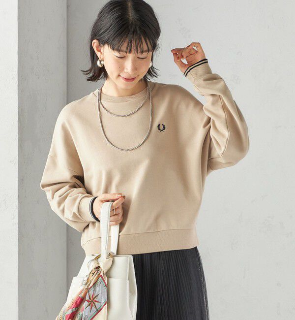 SHIPS for women「FRED PERRY: G1148 TIPPED SWEAT」|スウェット・ジャージ|