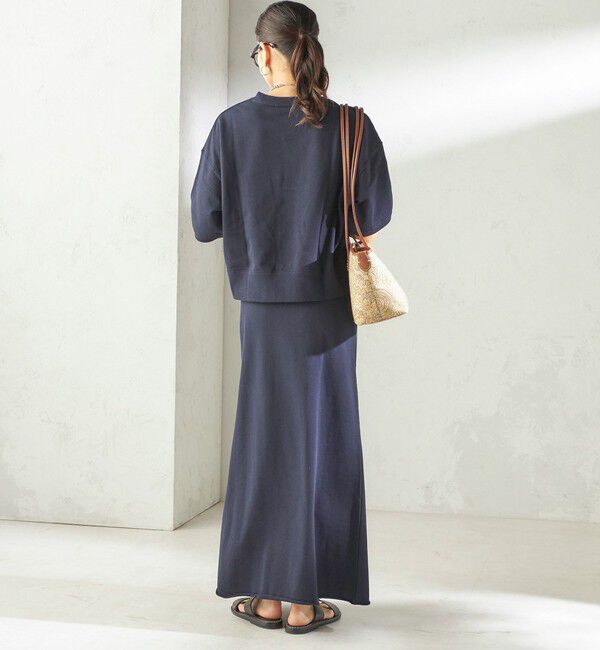 SHIPS for women「《予約》【SHIPS別注】SLOANE:〈手洗い可能〉半袖 ショート スウェット」|Tシャツ・カットソー|