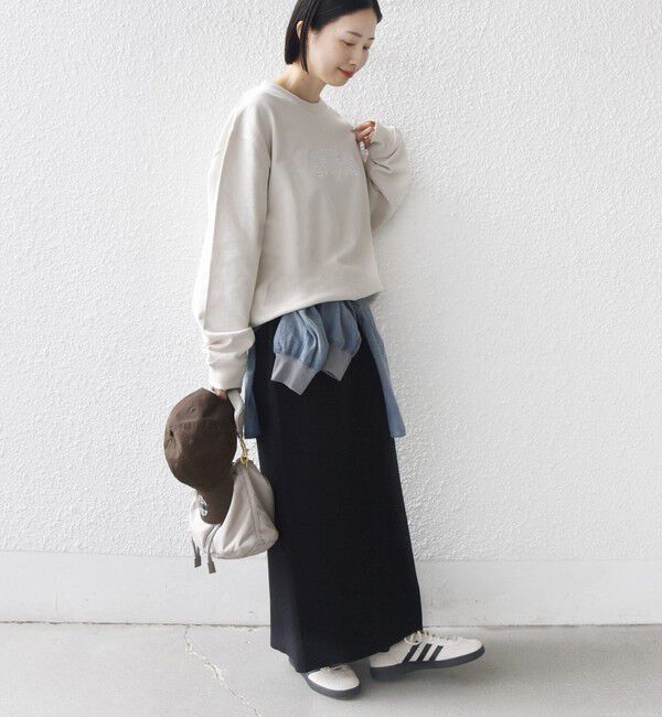 SHIPS for women「《予約》【WEB限定】SHIPS ラウンド ロゴ 刺繍 スウェット」|スウェット・ジャージ|