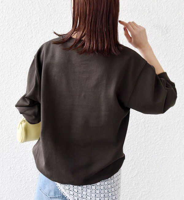 SHIPS for women「《予約》【WEB限定】SHIPS ラウンド ロゴ 刺繍 スウェット」|スウェット・ジャージ|