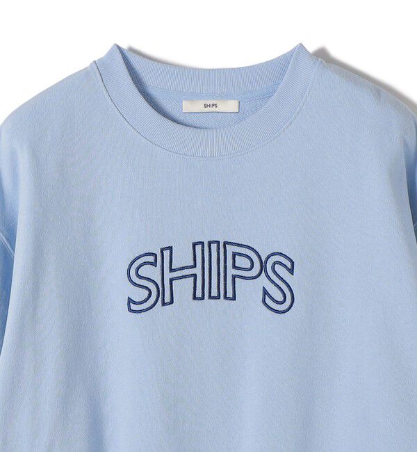 SHIPS for women「《予約》【WEB限定】SHIPS ラウンド ロゴ 刺繍 スウェット」|スウェット・ジャージ|