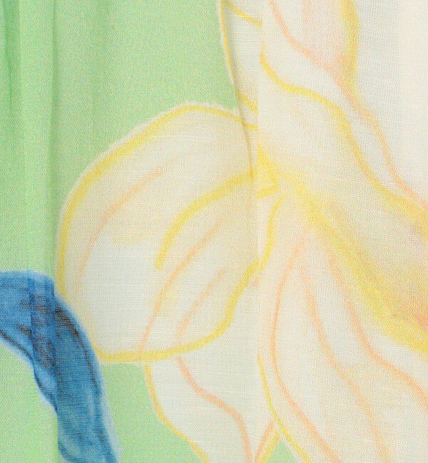 Ballsey「バチックフラワープリント ボリュームティアードスカート」|フレア|