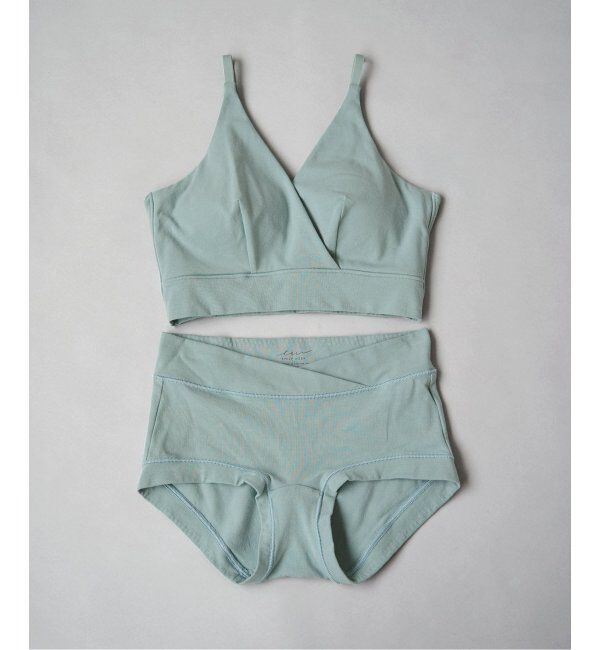 EMILYWEEK「【for MOM】オーガニックコットン混 ローライズショーツ（グリーン）」|インナー|