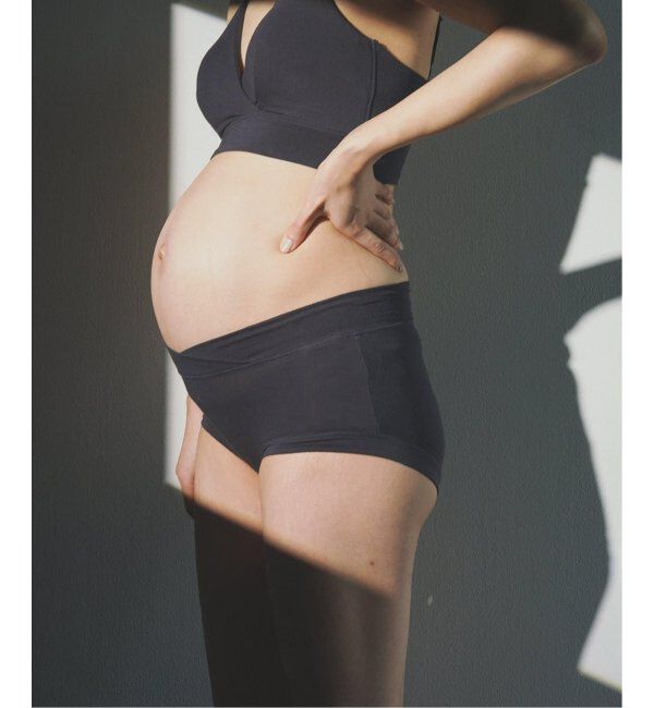 EMILYWEEK「【for MOM】オーガニックコットン混 ローライズショーツ（グリーン）」|インナー|