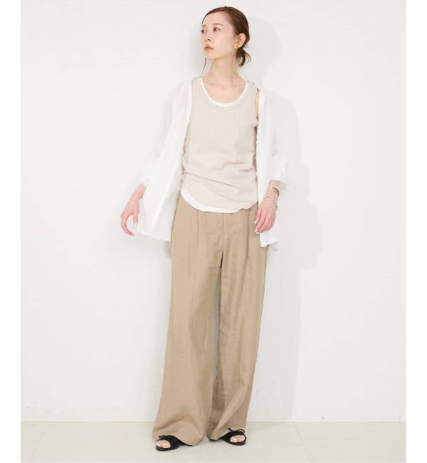 SLOBE IENA「《追加2》basic タンクトップ」|タンクトップ|