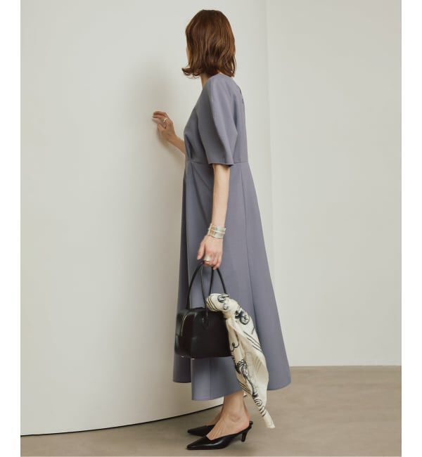 VERMEIL par iena「《予約》ラウンドスリーブワンピース」|ワンピース|