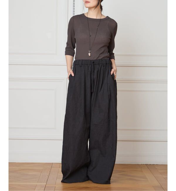 IENA LA BOUCLE「《予約》TOURNON /トゥルノン HIGH TWIST RIB H/S プルオーバー 26SSCS031」|Tシャツ・カットソー|