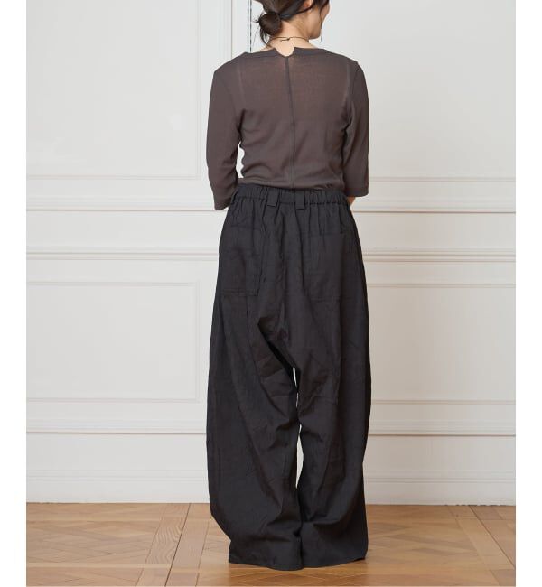 IENA LA BOUCLE「《予約》TOURNON /トゥルノン HIGH TWIST RIB H/S プルオーバー 26SSCS031」|Tシャツ・カットソー|