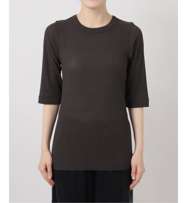 IENA LA BOUCLE「《予約》TOURNON /トゥルノン HIGH TWIST RIB H/S プルオーバー 26SSCS031」|Tシャツ・カットソー|