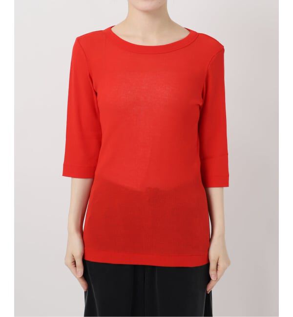 IENA LA BOUCLE「《予約》TOURNON /トゥルノン HIGH TWIST RIB H/S プルオーバー 26SSCS031」|Tシャツ・カットソー|