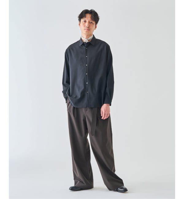 EDIFICE「SUPER 100&rsquo;s ウール レギュラー シャツ」|シャツ・ブラウス|