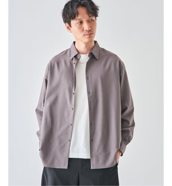 EDIFICE「SUPER 100&rsquo;s ウール レギュラー シャツ」|シャツ・ブラウス|