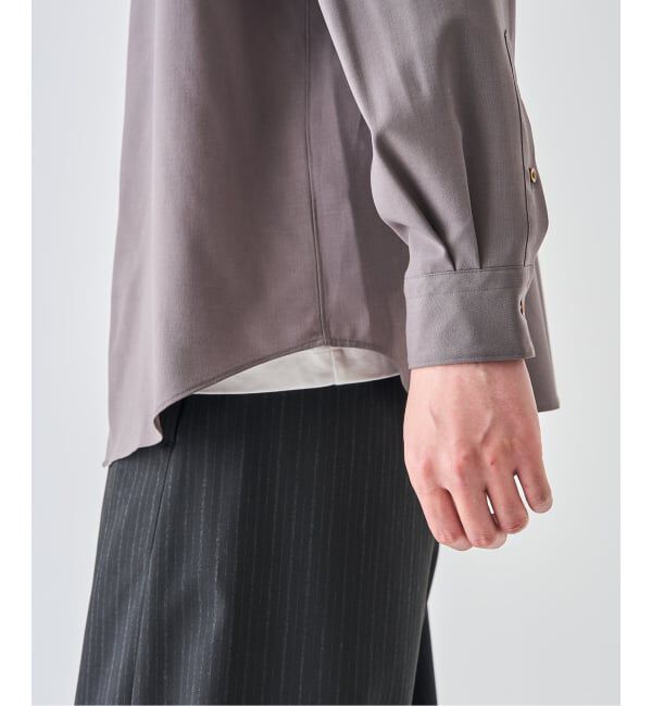 EDIFICE「SUPER 100&rsquo;s ウール レギュラー シャツ」|シャツ・ブラウス|