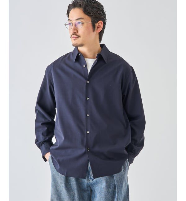 EDIFICE「SUPER 100&rsquo;s ウール レギュラー シャツ」|シャツ・ブラウス|