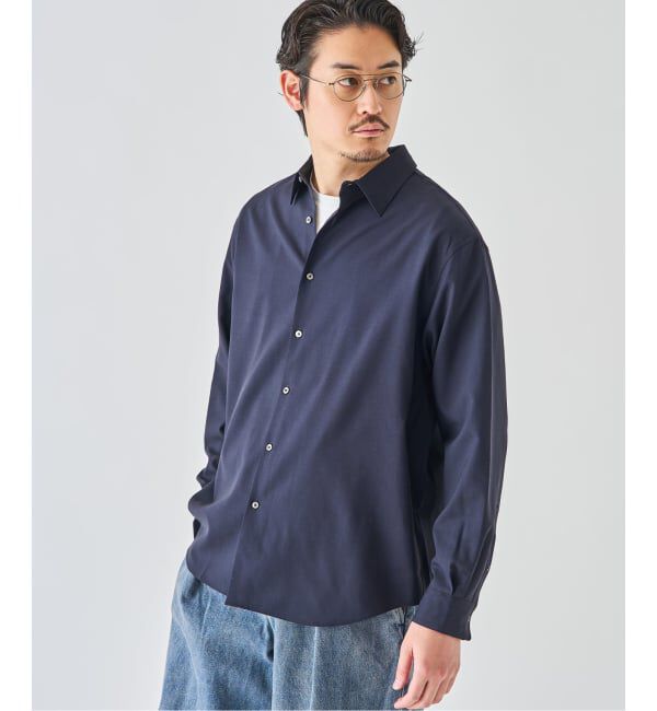 EDIFICE「SUPER 100&rsquo;s ウール レギュラー シャツ」|シャツ・ブラウス|