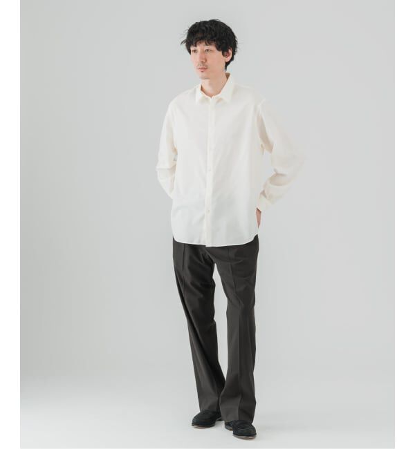 EDIFICE「SUPER 100&rsquo;s ウール レギュラー シャツ」|シャツ・ブラウス|