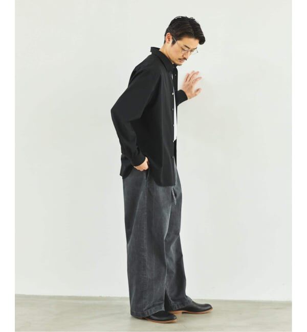 EDIFICE「SUPER 100&rsquo;s ウール レギュラー シャツ」|シャツ・ブラウス|