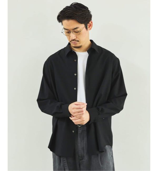 EDIFICE「SUPER 100&rsquo;s ウール レギュラー シャツ」|シャツ・ブラウス|