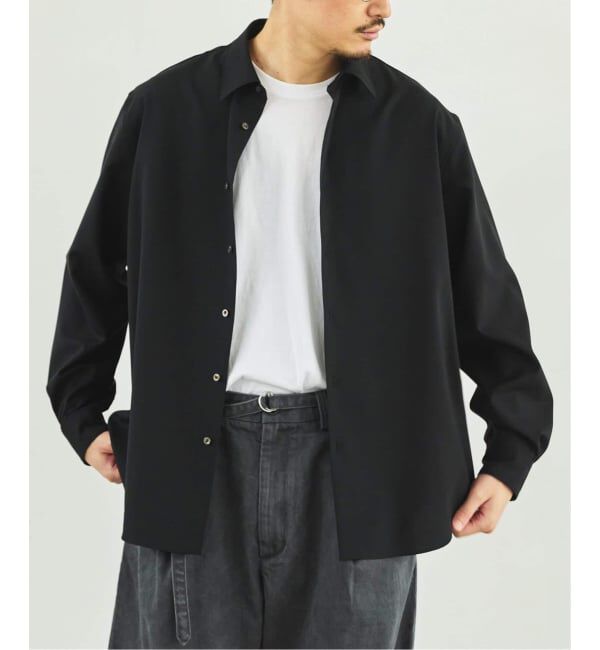 EDIFICE「SUPER 100&rsquo;s ウール レギュラー シャツ」|シャツ・ブラウス|