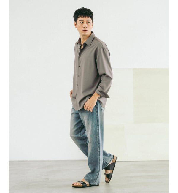 EDIFICE「SUPER 100&rsquo;s ウール レギュラー シャツ」|シャツ・ブラウス|