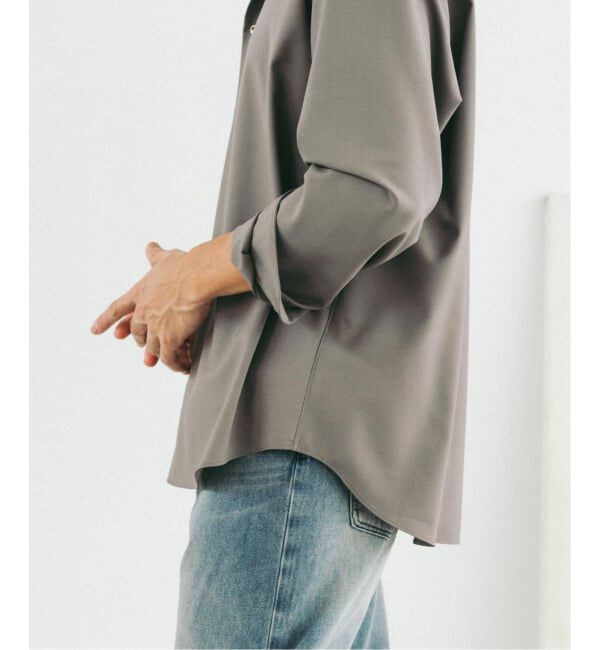 EDIFICE「SUPER 100&rsquo;s ウール レギュラー シャツ」|シャツ・ブラウス|