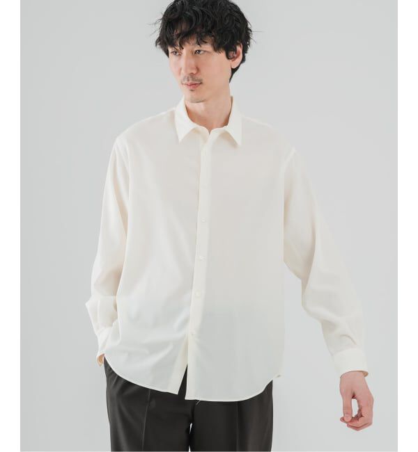 EDIFICE「SUPER 100&rsquo;s ウール レギュラー シャツ」|シャツ・ブラウス|