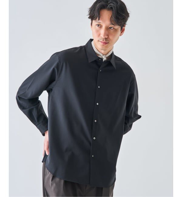 EDIFICE「SUPER 100&rsquo;s ウール レギュラー シャツ」|シャツ・ブラウス|