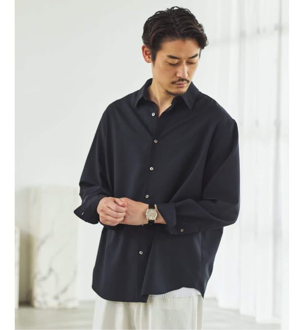 EDIFICE「SUPER 100&rsquo;s ウール レギュラー シャツ」|シャツ・ブラウス|