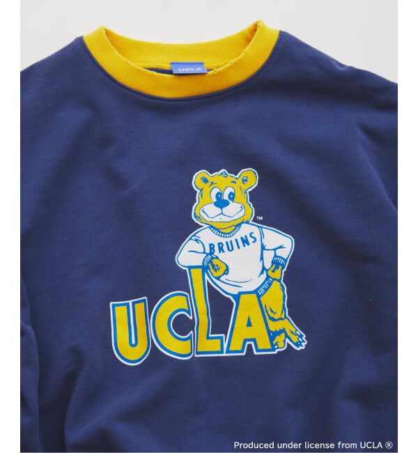 JOURNAL STANDARD relume「UCLA&times;relume ヴィンテージ加工スウェット/ハーフジップ・ヘンリー・クルー」|スウェット・ジャージ|