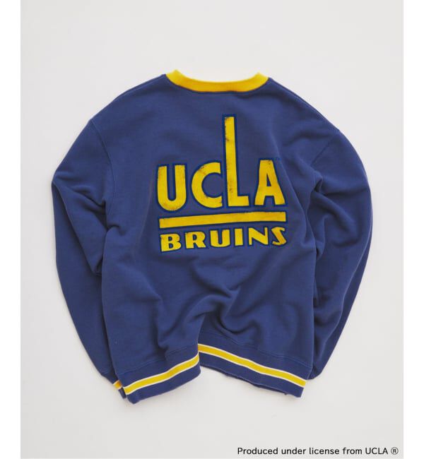 JOURNAL STANDARD relume「UCLA&times;relume ヴィンテージ加工スウェット/ハーフジップ・ヘンリー・クルー」|スウェット・ジャージ|