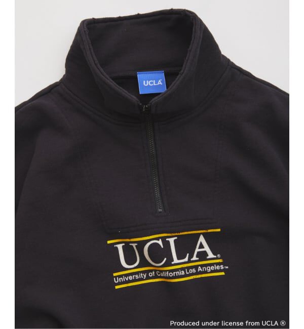 JOURNAL STANDARD relume「UCLA&times;relume ヴィンテージ加工スウェット/ハーフジップ・ヘンリー・クルー」|スウェット・ジャージ|