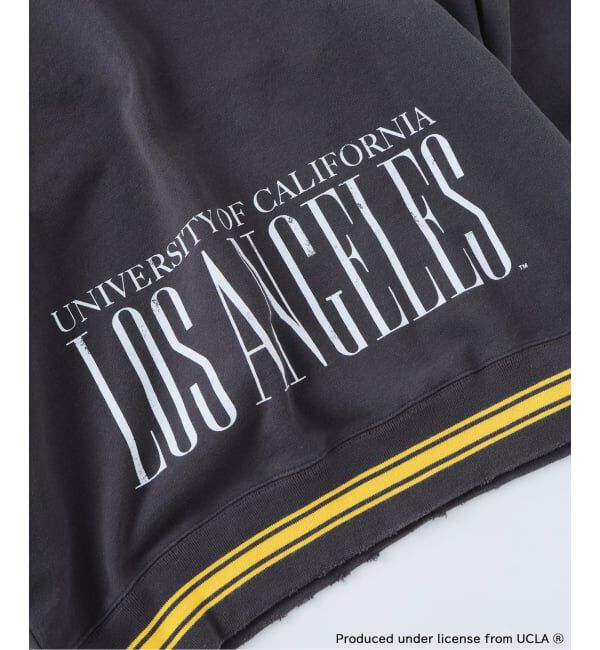 JOURNAL STANDARD relume「UCLA&times;relume ヴィンテージ加工スウェット/ハーフジップ・ヘンリー・クルー」|スウェット・ジャージ|