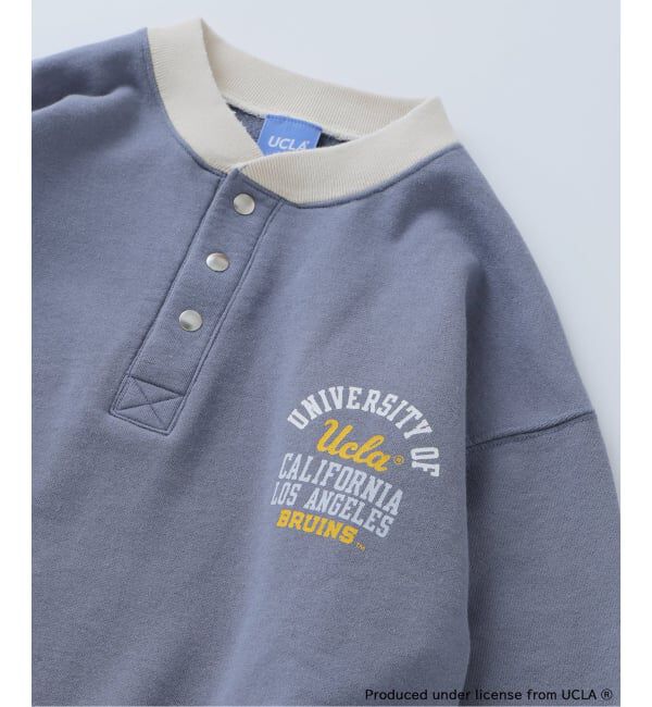 JOURNAL STANDARD relume「UCLA&times;relume ヴィンテージ加工スウェット/ハーフジップ・ヘンリー・クルー」|スウェット・ジャージ|