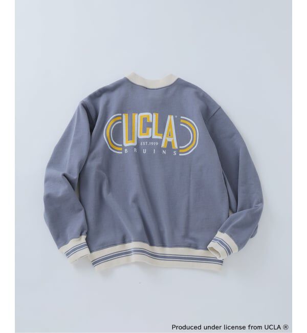 JOURNAL STANDARD relume「UCLA&times;relume ヴィンテージ加工スウェット/ハーフジップ・ヘンリー・クルー」|スウェット・ジャージ|