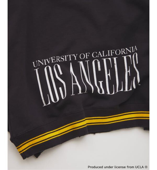 JOURNAL STANDARD relume「UCLA&times;relume ヴィンテージ加工スウェット/ハーフジップ・ヘンリー・クルー」|スウェット・ジャージ|