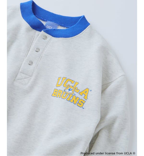 JOURNAL STANDARD relume「UCLA&times;relume ヴィンテージ加工スウェット/ハーフジップ・ヘンリー・クルー」|スウェット・ジャージ|