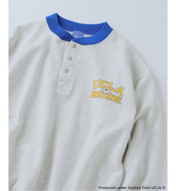 JOURNAL STANDARD relume「UCLA&times;relume ヴィンテージ加工スウェット/ハーフジップ・ヘンリー・クルー」|スウェット・ジャージ|