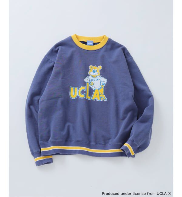 JOURNAL STANDARD relume「UCLA&times;relume ヴィンテージ加工スウェット/ハーフジップ・ヘンリー・クルー」|スウェット・ジャージ|