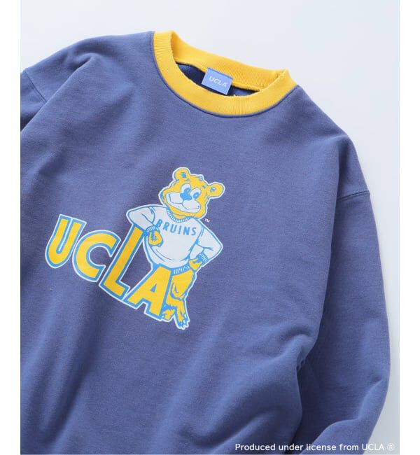 JOURNAL STANDARD relume「UCLA&times;relume ヴィンテージ加工スウェット/ハーフジップ・ヘンリー・クルー」|スウェット・ジャージ|