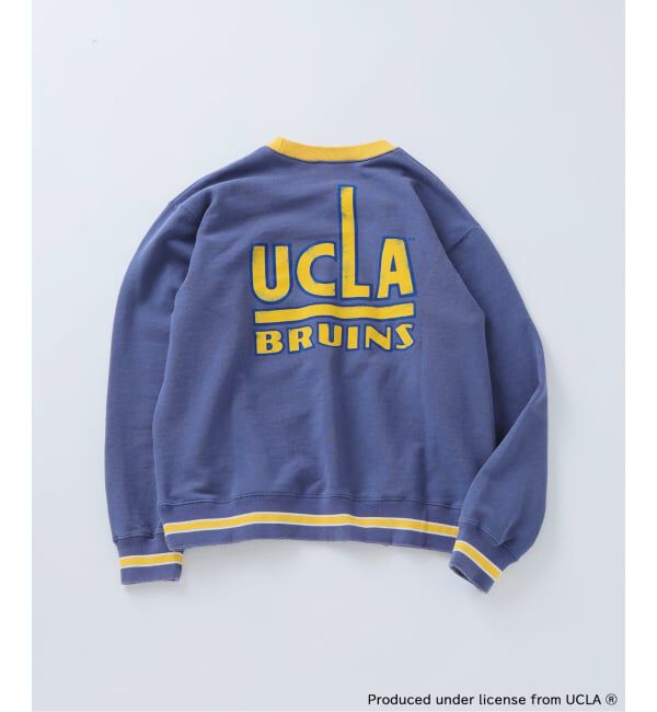 JOURNAL STANDARD relume「UCLA&times;relume ヴィンテージ加工スウェット/ハーフジップ・ヘンリー・クルー」|スウェット・ジャージ|