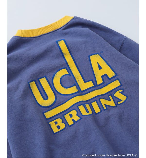JOURNAL STANDARD relume「UCLA&times;relume ヴィンテージ加工スウェット/ハーフジップ・ヘンリー・クルー」|スウェット・ジャージ|