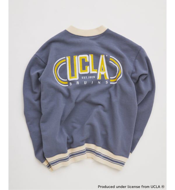 JOURNAL STANDARD relume「UCLA&times;relume ヴィンテージ加工スウェット/ハーフジップ・ヘンリー・クルー」|スウェット・ジャージ|