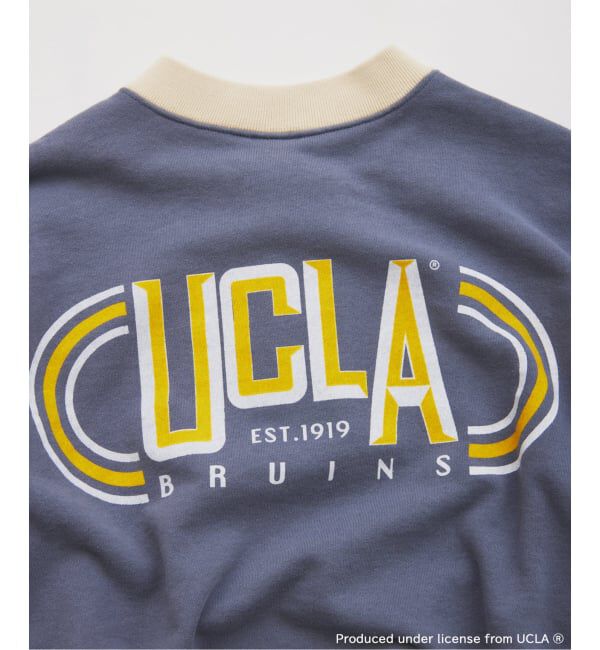 JOURNAL STANDARD relume「UCLA&times;relume ヴィンテージ加工スウェット/ハーフジップ・ヘンリー・クルー」|スウェット・ジャージ|