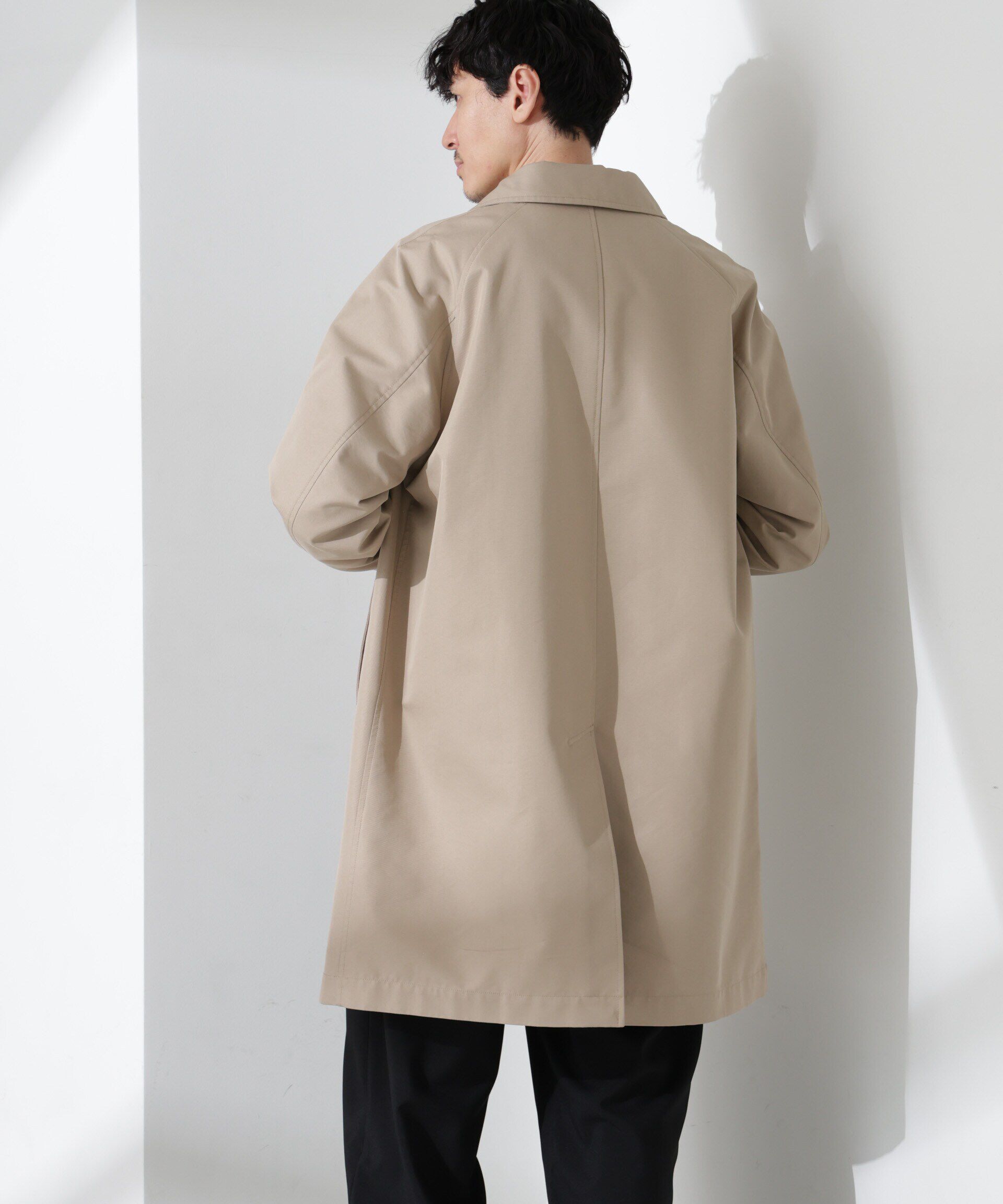 nano･universe「撥水ギャバラグランステンカラーコート」|その他|