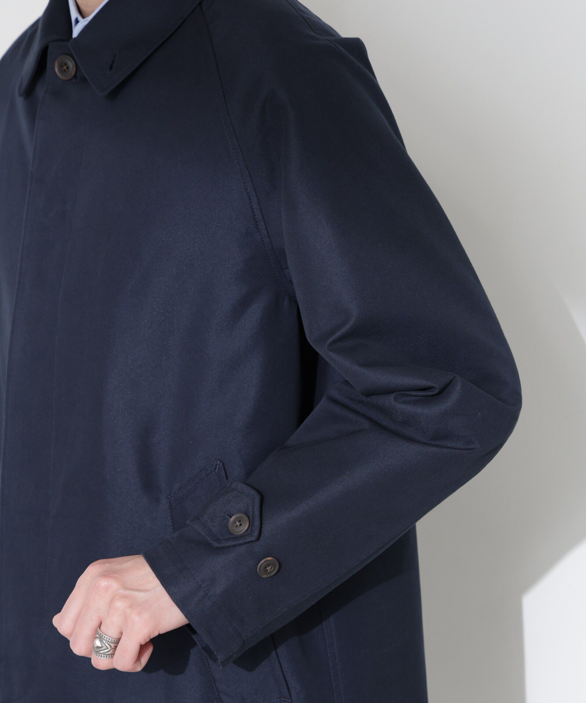 nano･universe「撥水ギャバラグランステンカラーコート」|その他|